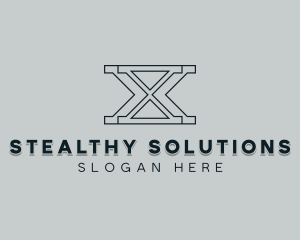 Professional Consulting Letter X logo design