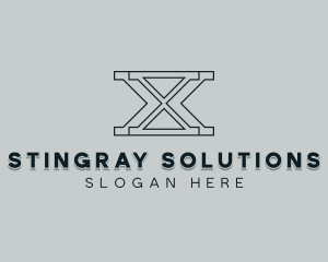 Professional Consulting Letter X logo design