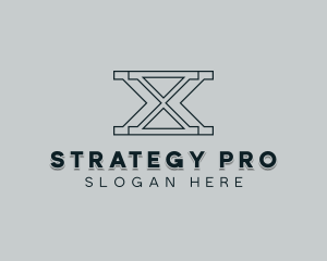 Consultant - Professional Consulting Letter X logo design