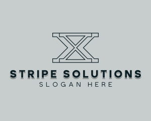 Professional Consulting Letter X logo design