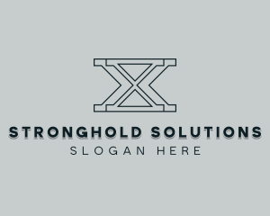 Professional Consulting Letter X logo design