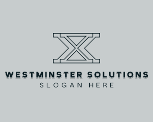 Professional Consulting Letter X logo design