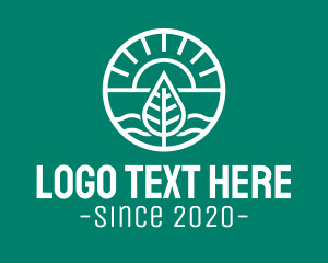 Aqua - Summer Leaf Agriculture logo design