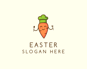 Eat - Carrot Chef Restaurant logo design