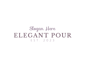 Elegant Fragrance Business logo design