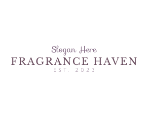 Elegant Fragrance Business logo design