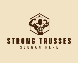 Strong Fitness Trainer logo design