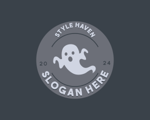 Spirit - Scary Halloween Ghost logo design