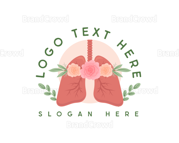 Floral Lungs Healthcare Logo
