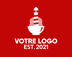 Noodle - Lighthouse Noodle Restaurant logo design