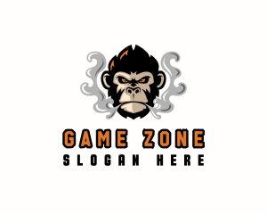 Smoking Gorilla Gaming logo design