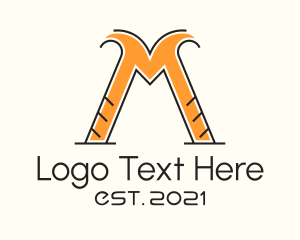 Construction - Construction Letter M logo design
