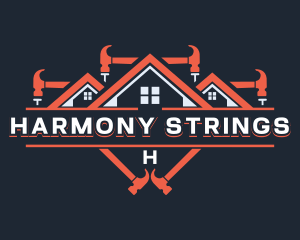 Hammer Construction Roofing logo design