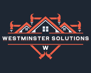 Hammer Construction Roofing logo design