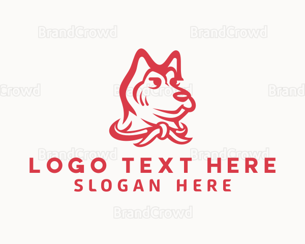 Dog Scout Scarf Logo