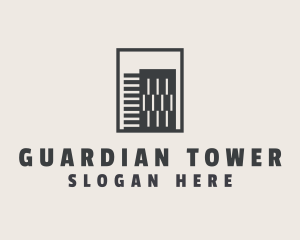 Minimalist Condominium Estate logo design