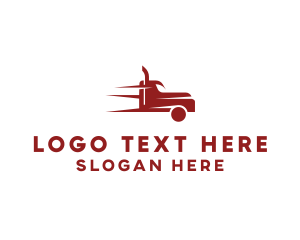 Freight - Automotive Truck Movers logo design