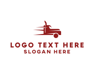 Haul - Automotive Truck Movers logo design