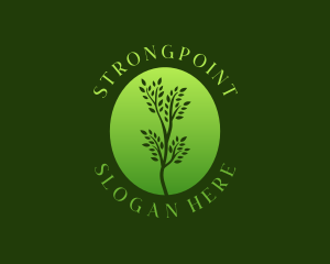 Simple Organic Plant  Logo