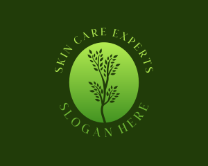 Eco Organic Plant  logo design