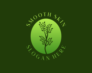 Eco Organic Plant  logo design