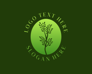 Leaves - Simple Organic Plant logo design