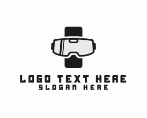 Smartphone - Technology Gaming Goggles logo design