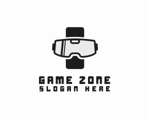 Technology Gaming Goggles logo design