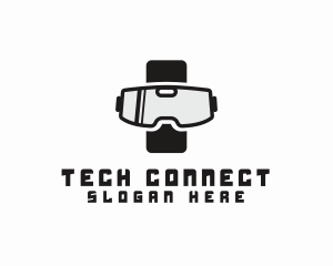 Cellphone - Technology Gaming Goggles logo design