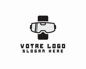 Smartphone - Technology Gaming Goggles logo design