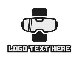 Smartphone VR Goggles Logo Maker