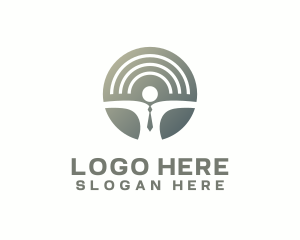 Man - Company Businessman Firm logo design