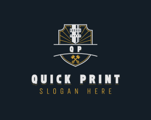 Mechanical CNC Laser logo design