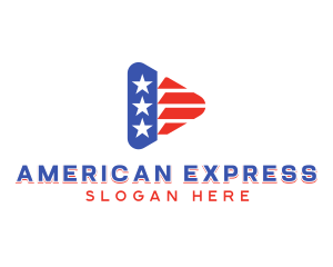 American Media Vlog logo design