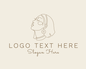 Glam - Beauty Lady Accessory logo design