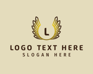Badge - Wings Logistics Aviation logo design