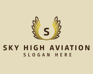 Wings Logistics Aviation logo design