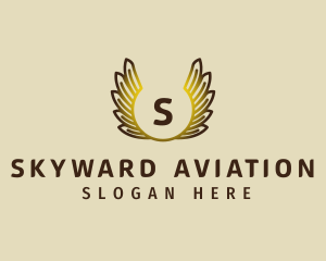 Wings Logistics Aviation logo design