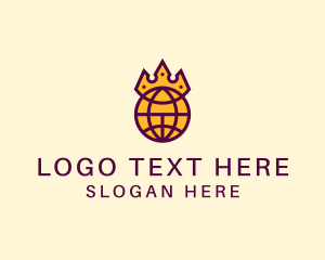 International - Global Royal Empire Crown logo design