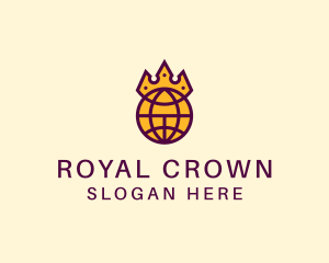 Coronation - Global Royal Empire Crown logo design