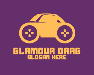Drag - Mini Car Gaming logo design