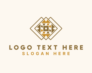Home Depot - Tile Pavement Flooring logo design