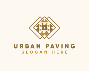 Pavement - Tile Pavement Flooring logo design