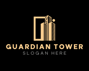 City Tower Structure logo design