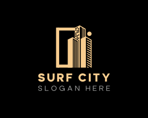 City Tower Structure logo design