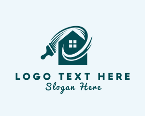 Remodelling - House Improvement Paint logo design