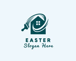 House Improvement Paint Logo