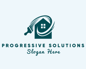 Improvement - House Improvement Paint logo design