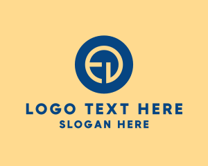 Letter Ed - Modern Simple Business logo design