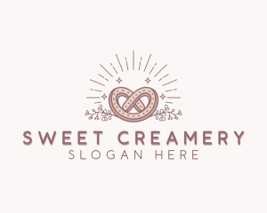 Pretzel Cookie Bakeshop logo design